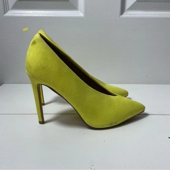 ASOS Neon Yellow Heels - Picture 7 of 15